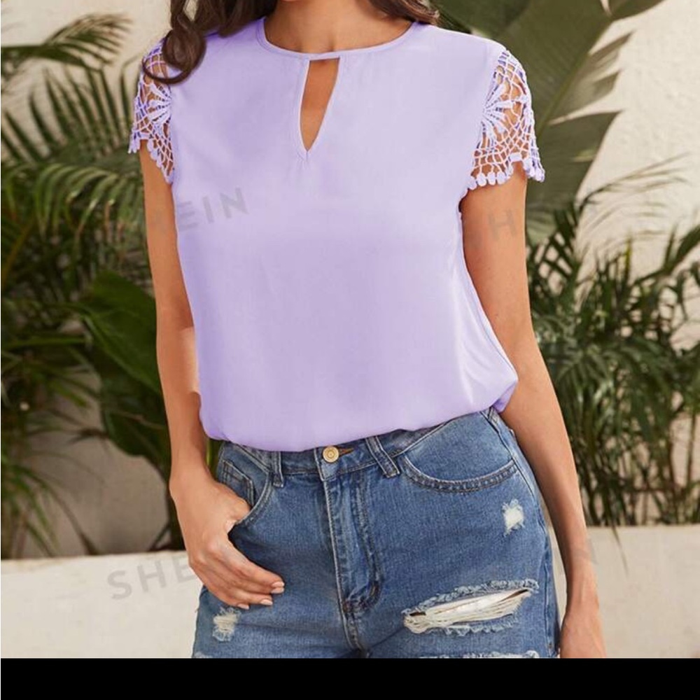 Purple blouse